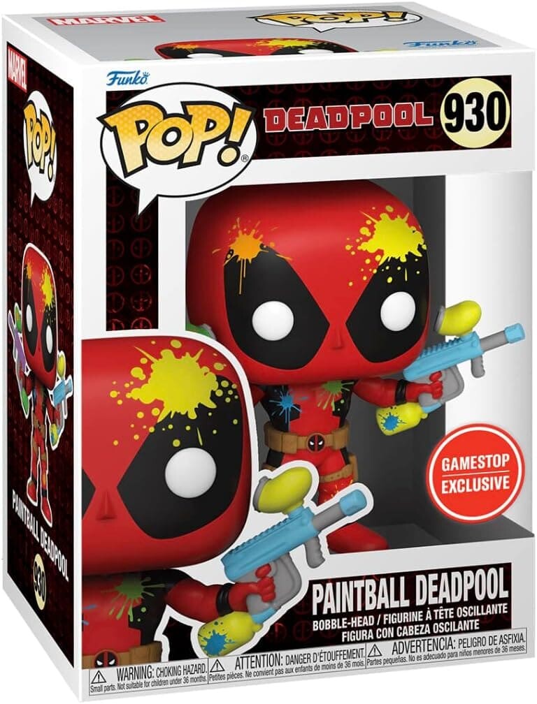 

Фигурка Funko POP! Marvel: Paintball Deadpool Only at GameStop