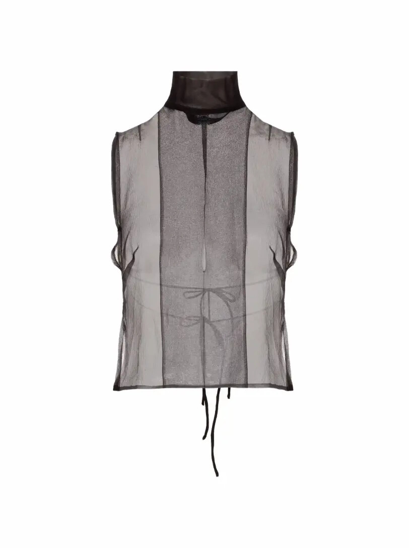 

Прозрачный топ на завязках Dries Van Noten
