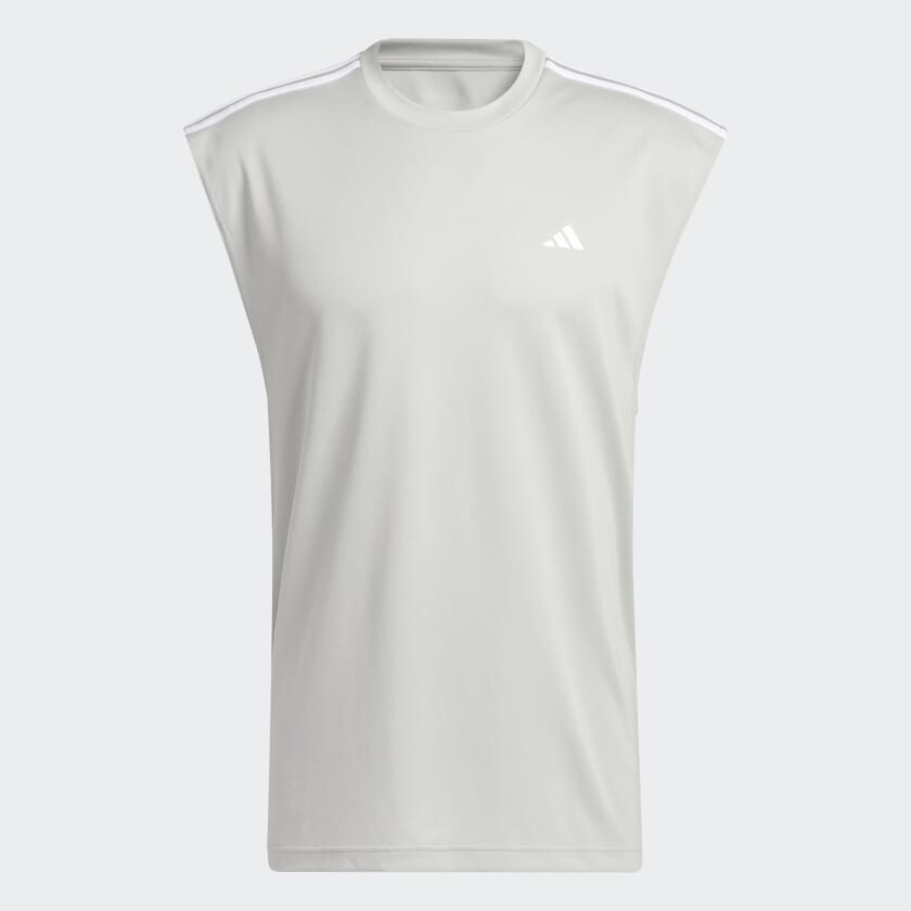 

Футболка adidas All-World Sleeveless Tank, серый/белый