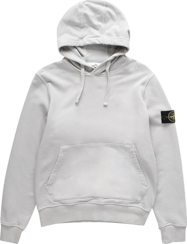 

Толстовка Stone Island Hooded Sweatshirt 'Pearl Grey', серый