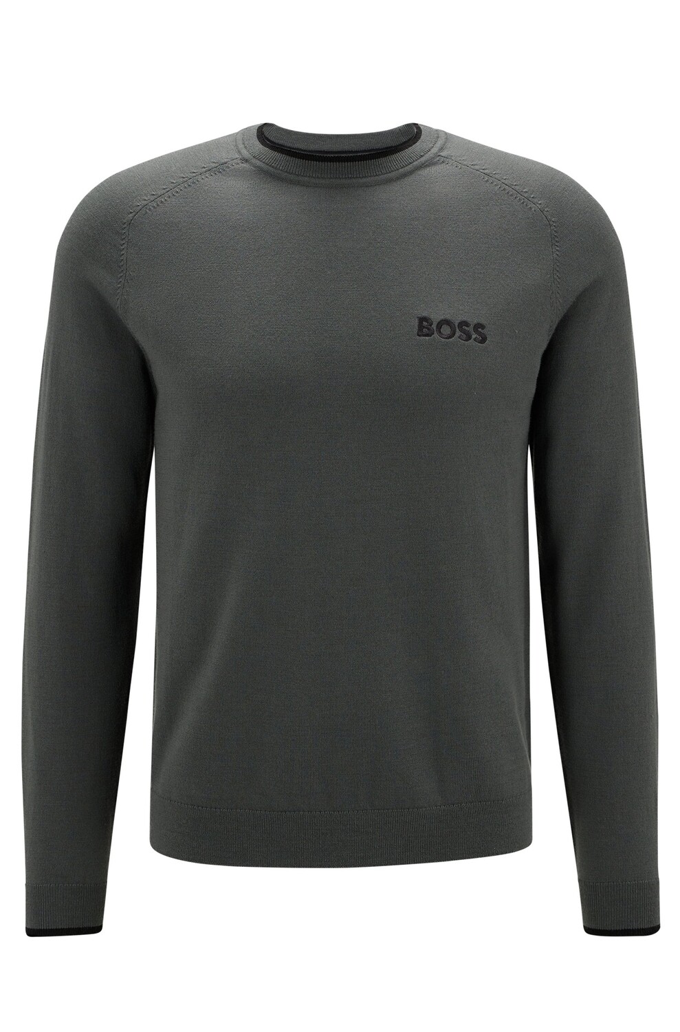 

Джемпер Hugo Boss Regular-fit In A Stretch Blend, темно-серый