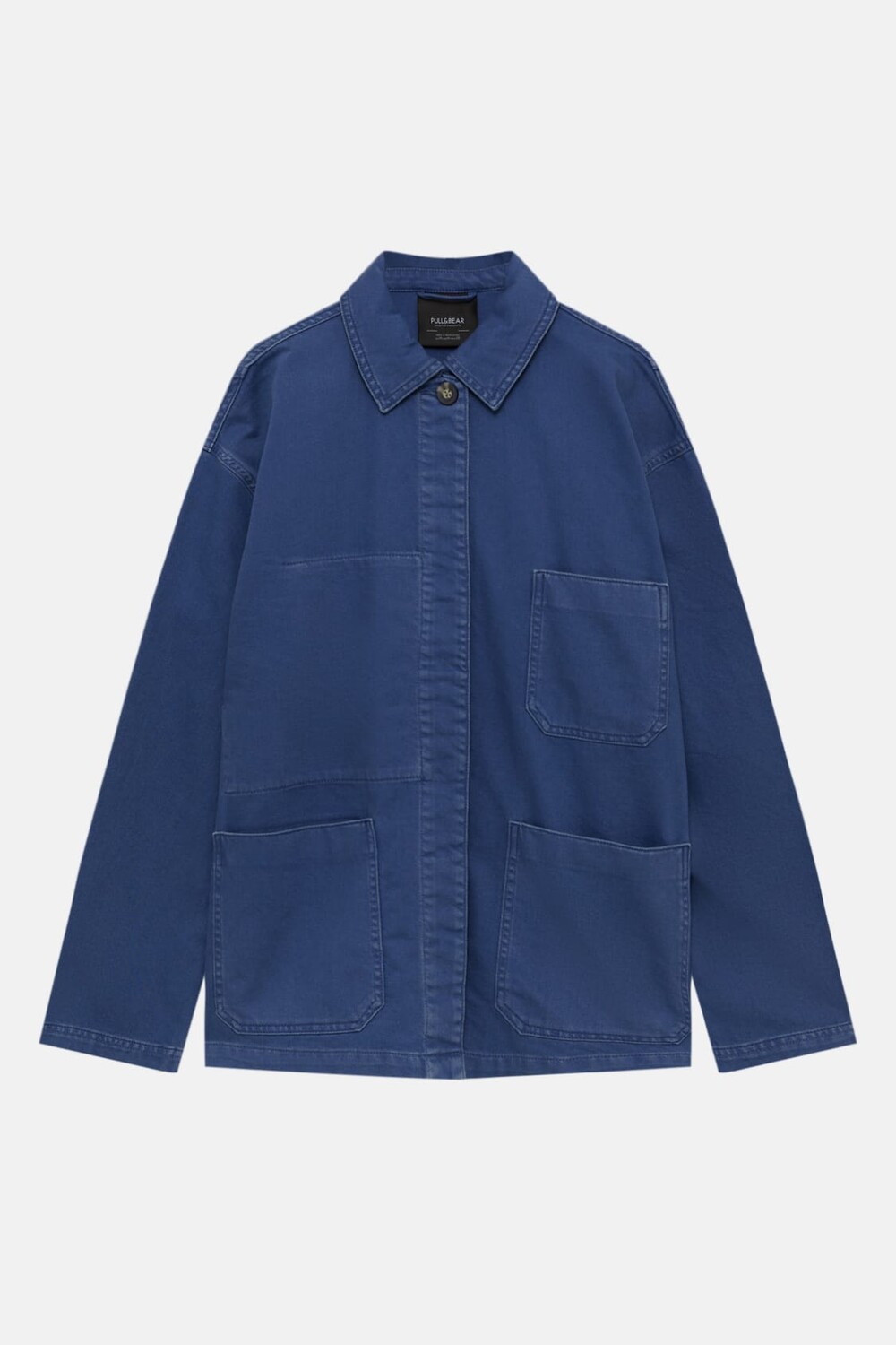 

Рубашка Pull&Bear Worker, синий