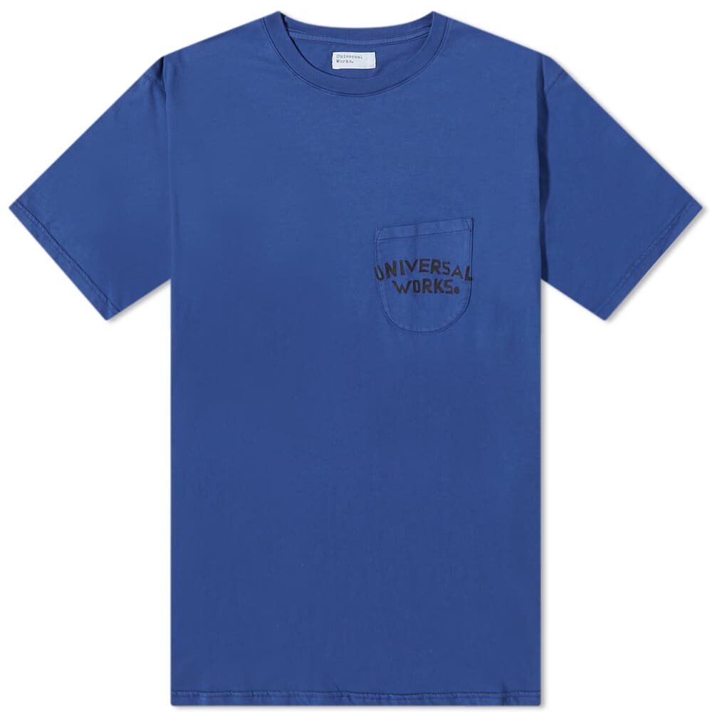 

Футболка Universal Works Print Pocket Tee, Синий