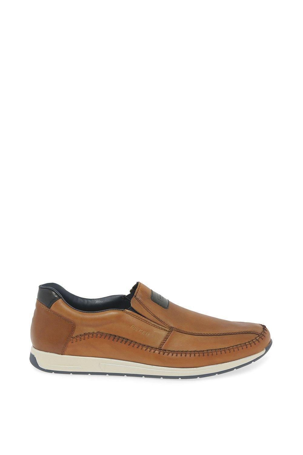 Туфли без шнуровки 'Tempo' Rieker, коричневый туфли без шнуровки benjy ii bugatti коричневый