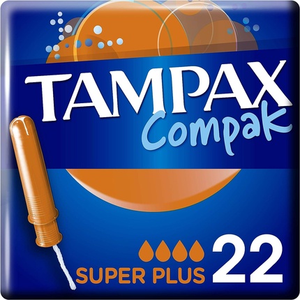Тампоны Tampax Compak Super Plus с аппликатором тампоны tampax compak super plus duo с аппликатором 16 шт