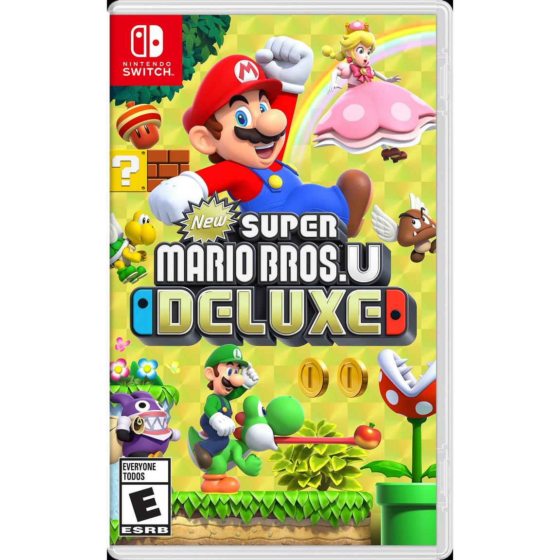 Видеоигра New Super Mario Bros U Deluxe - Nintendo Switch геймпад для nintendo switch super smash bros luigi hori