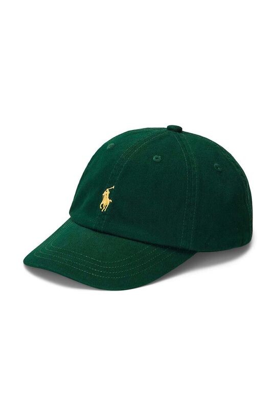 

Детская хлопковая бейсболка Polo Ralph Lauren, зеленый