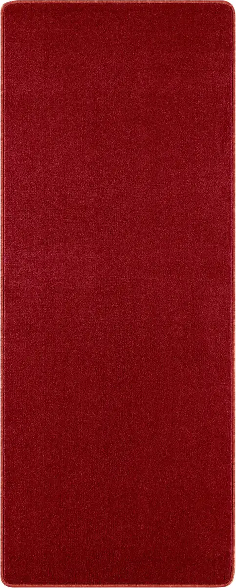 

HANSE Домашняя дорожка "Шаши", прямоугольная, короткий ворс, однотонный, ковер, мягкий, столовая, детская, прихожая HANSE Home 80х300 см, красный