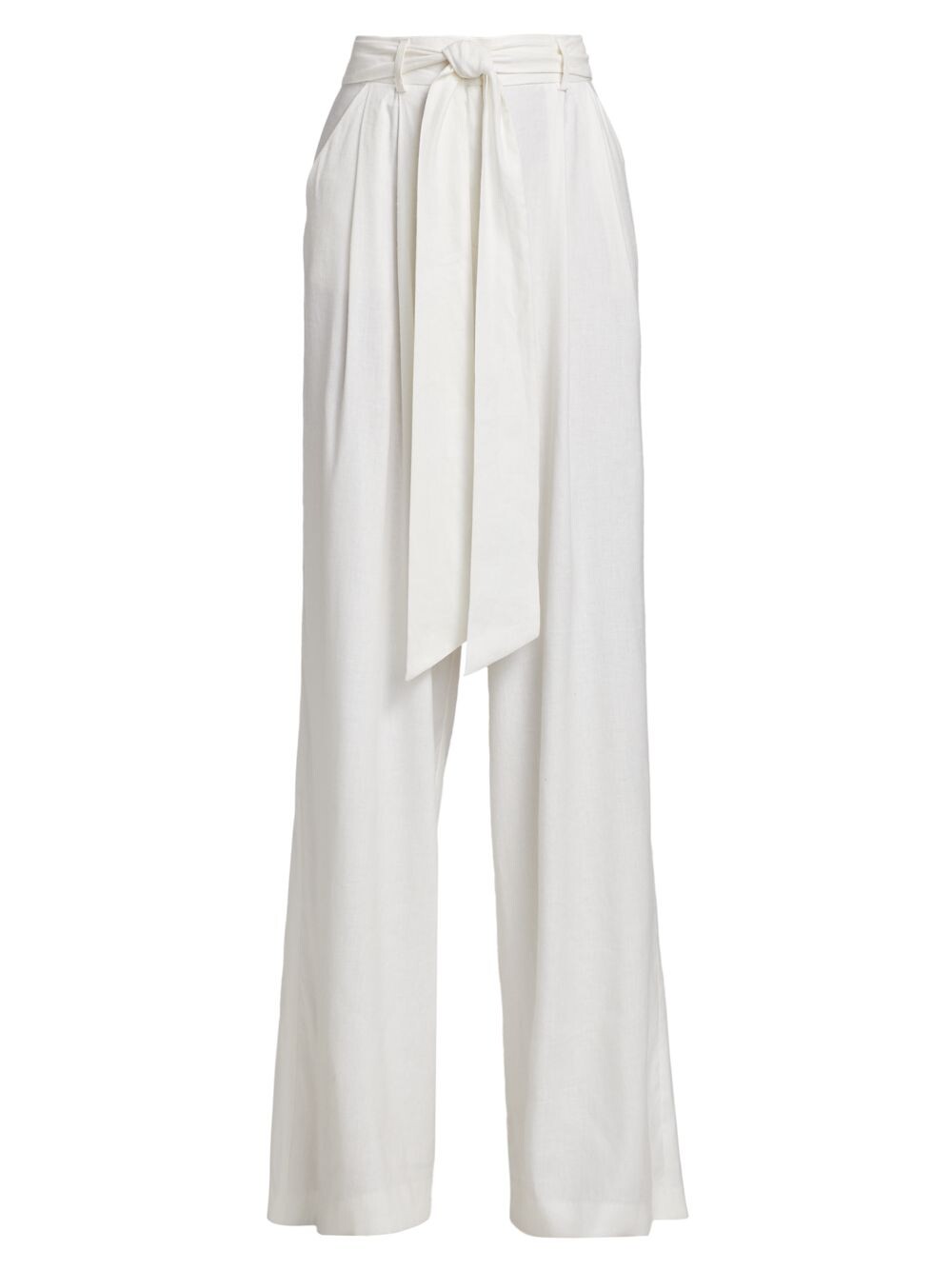 

Широкие брюки MICHELLE SMITH x Saks Sophia с поясом Michelle Smith, слоновая кость, Бежевый