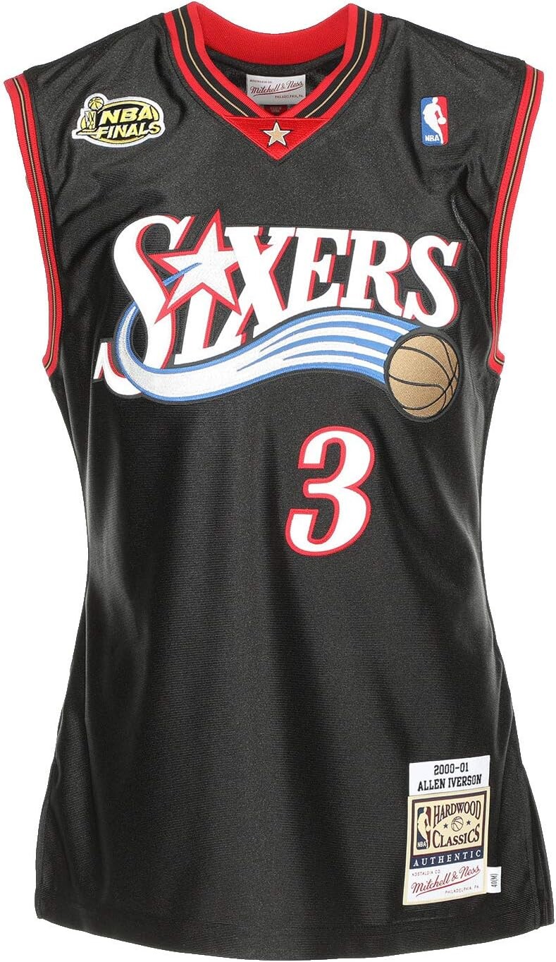 

Аутентичный трикотаж - Аллен Айверсон Mitchell & Ness, черный