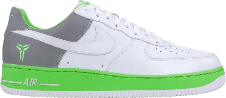 

Лимитированные кроссовки Nike Air Force 1 'Kobe Bryant - White Neon Green' PE, белый