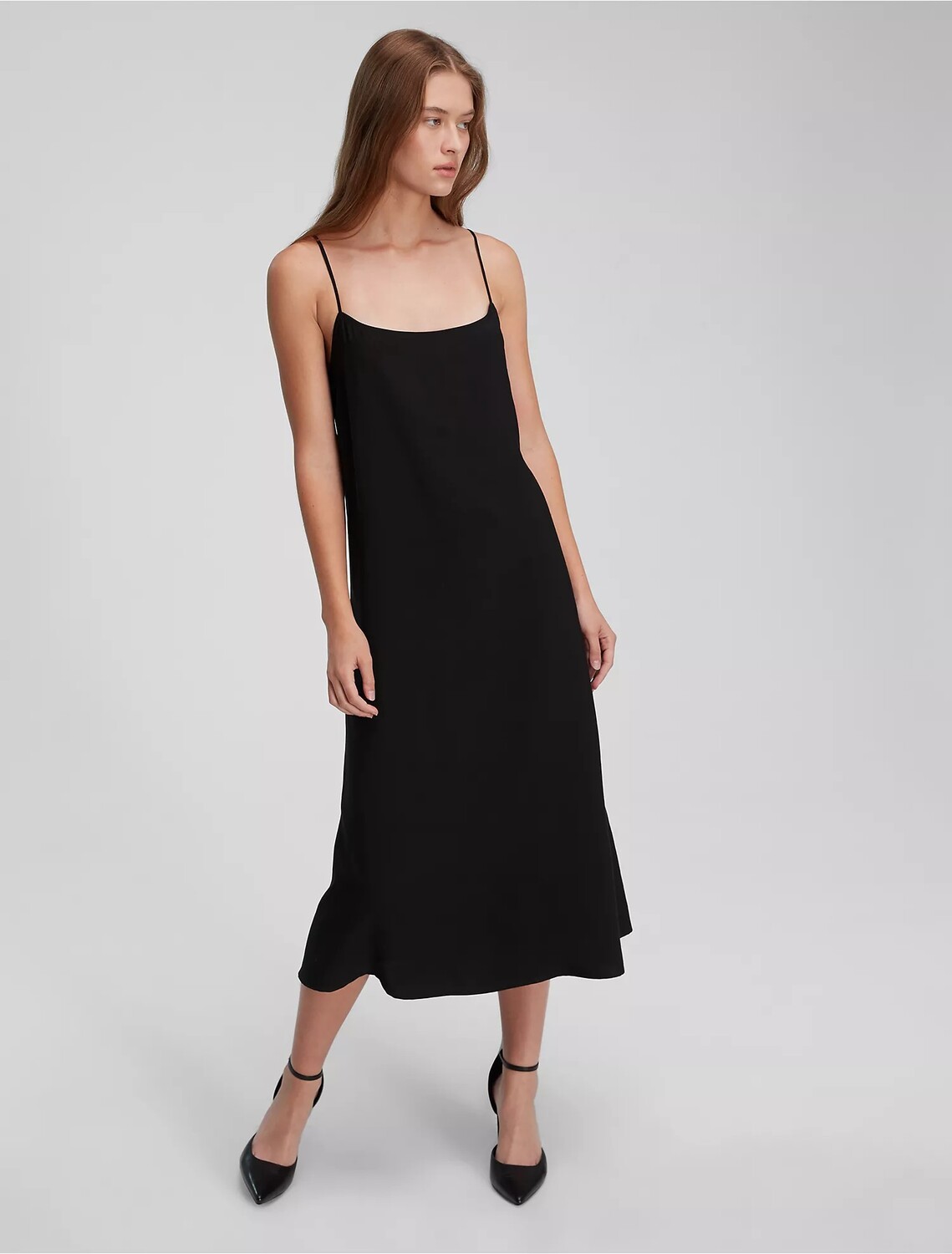 

Платье Calvin Klein Soft Twill, черный