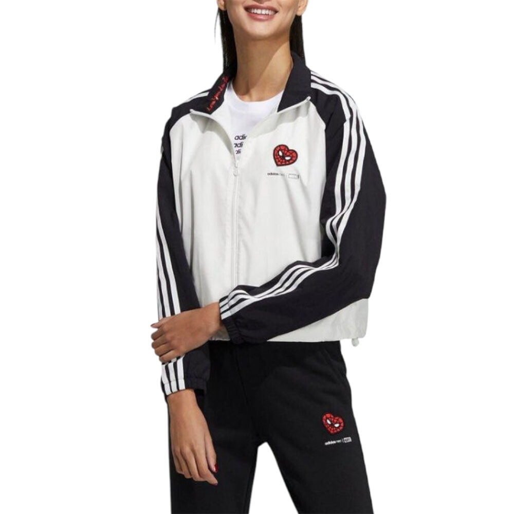 

Спортивная куртка Adidas Neo x Marvel Spider-Man, черный/белый