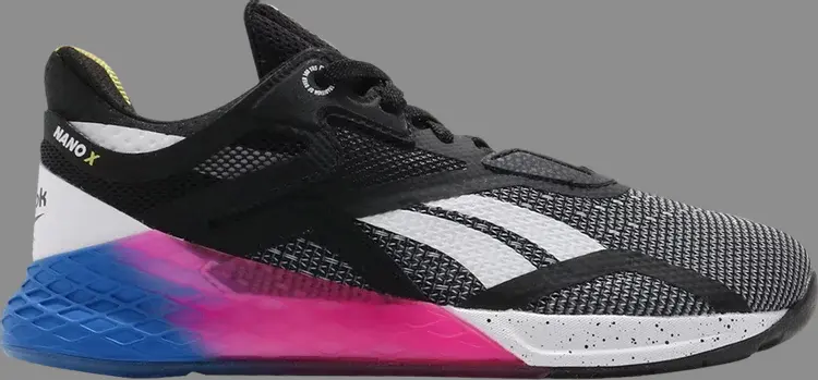 

Кроссовки wmns nano x 'black proud pink' Reebok, черный