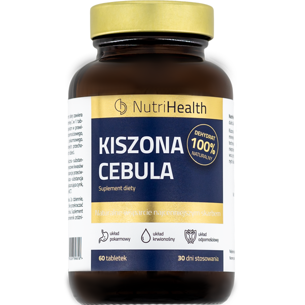 NutriHealth Kiszona Cebula биологически активная добавка, 60 таблеток/1 упаковка linea detox биологически активная добавка 60 таблеток 1 упаковка