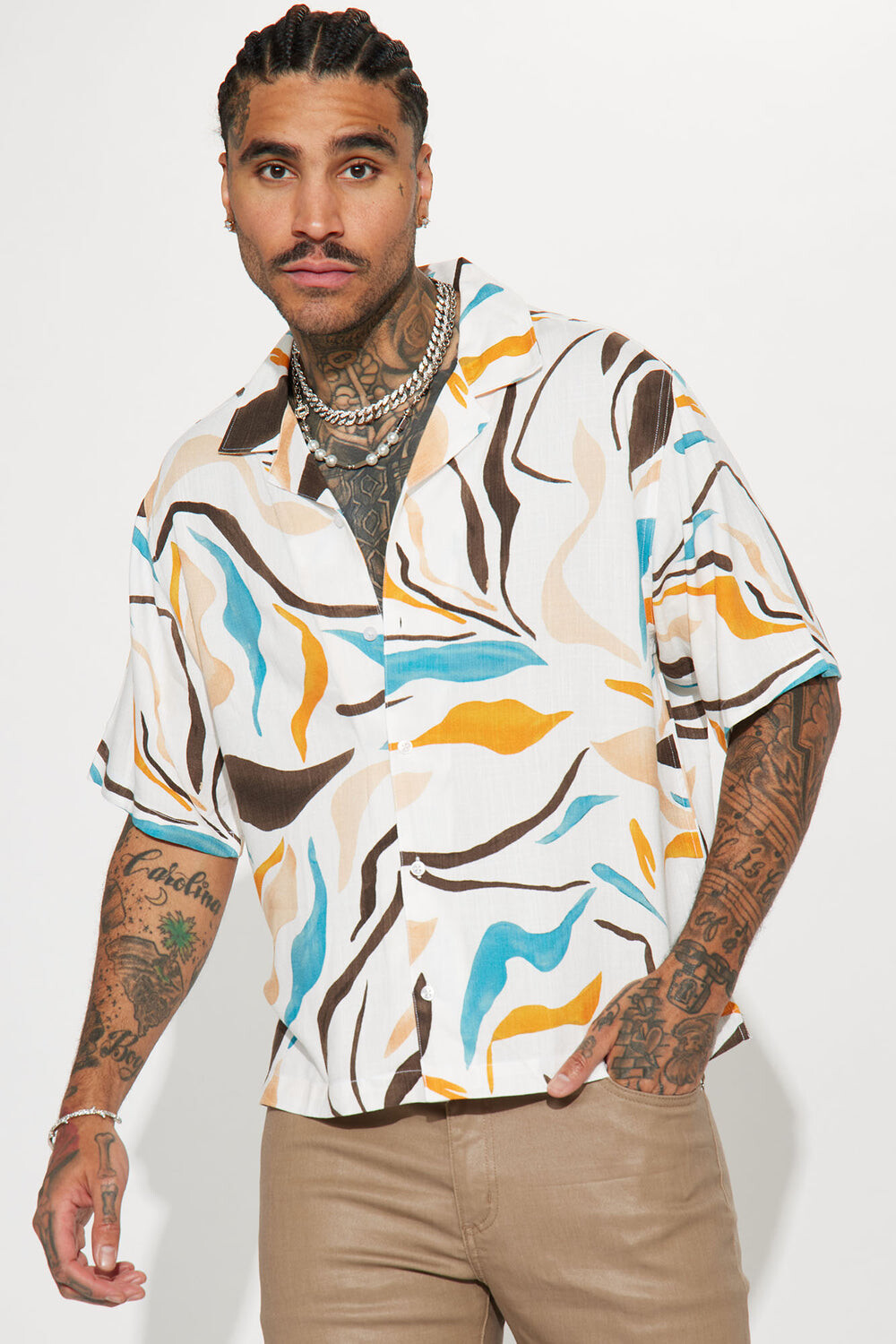 

Рубашка Fashion Nova CVS9213, белый