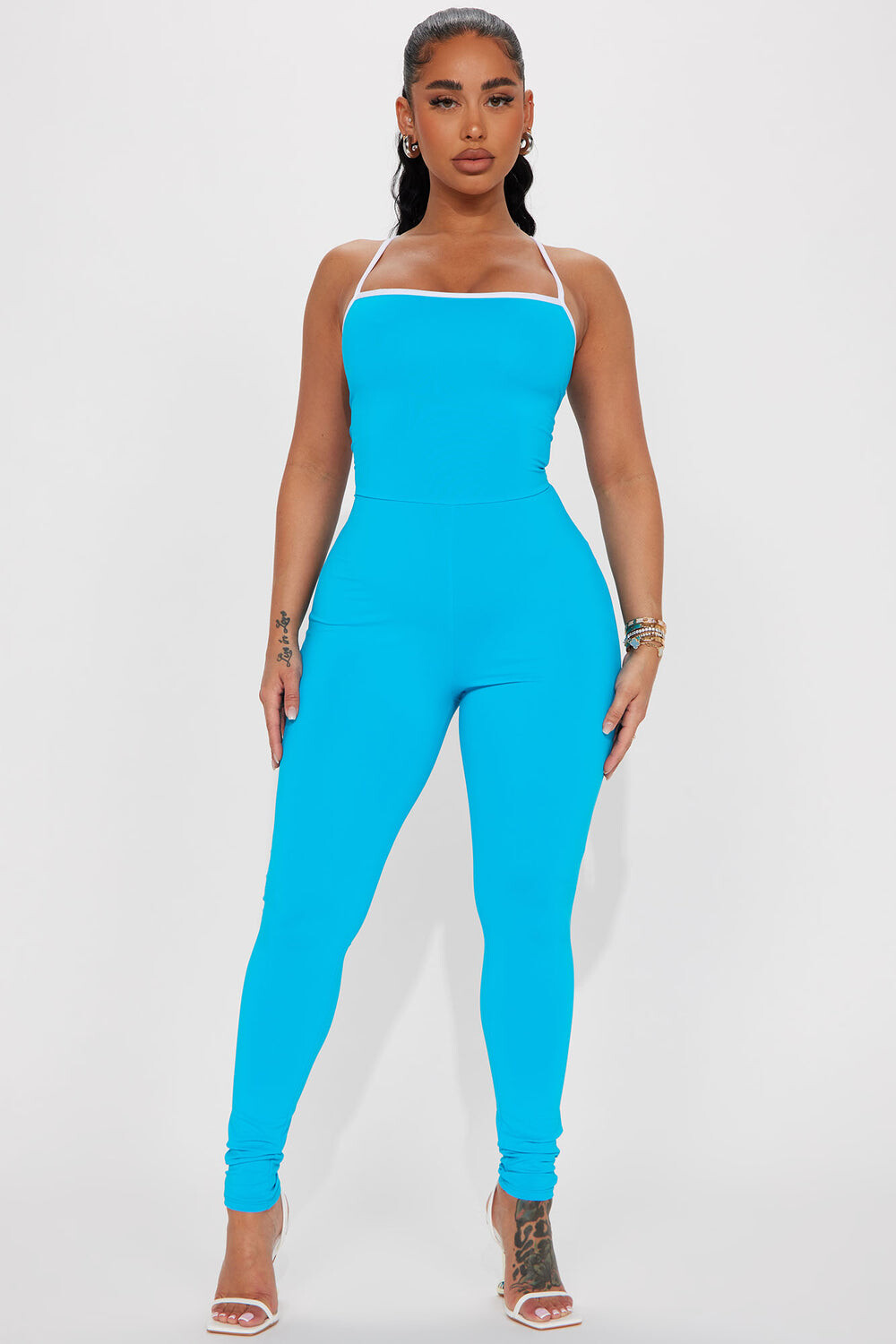 

Комбинезон Fashion Nova JP16331, бирюзовый