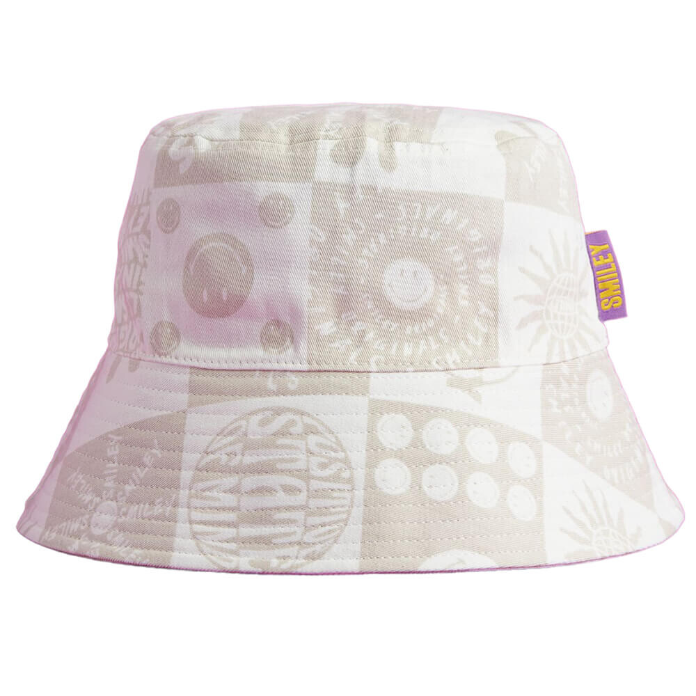

Панама H&M Smiley Patterned Cotton Twill Bucket, светло-бежевый