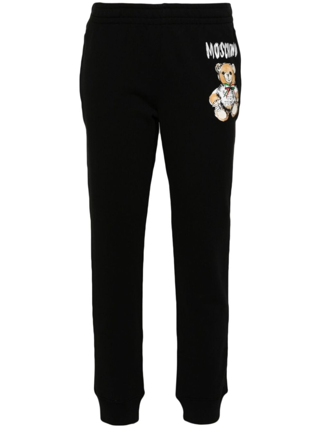 

Moschino спортивные брюки с принтом Teddy Bear, черный