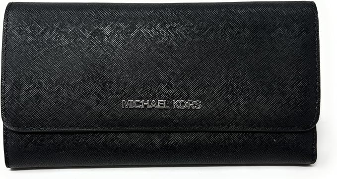 Кошелек Michael Kors Classic, черный мужской клатч кошелек из натуральной кожи длинный бумажник для сотового телефона простая многофункциональная деловая сумка на молнии из