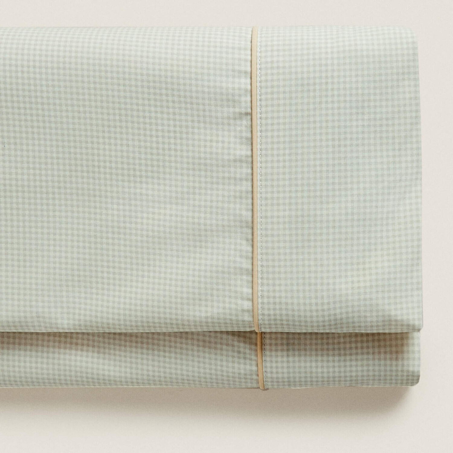 

Простыня в клетку Zara Home, голубой