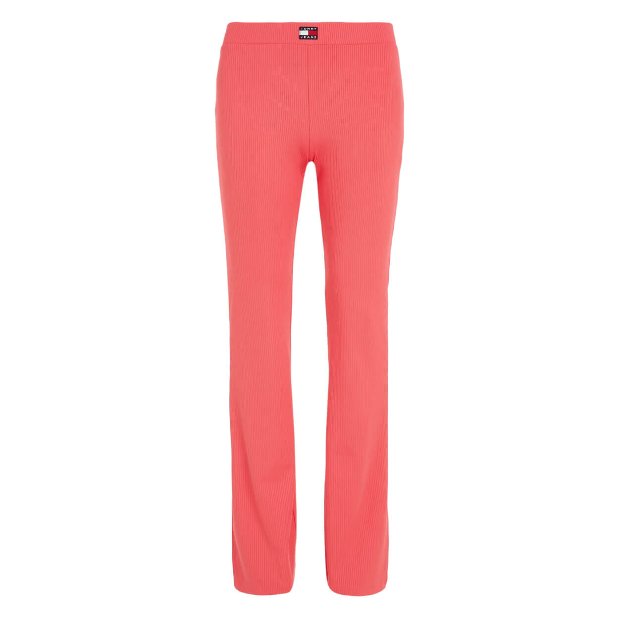 

Легинсы Tommy Jeans by Tommy Hilfiger Low-rise Ribbed Flared, розовый