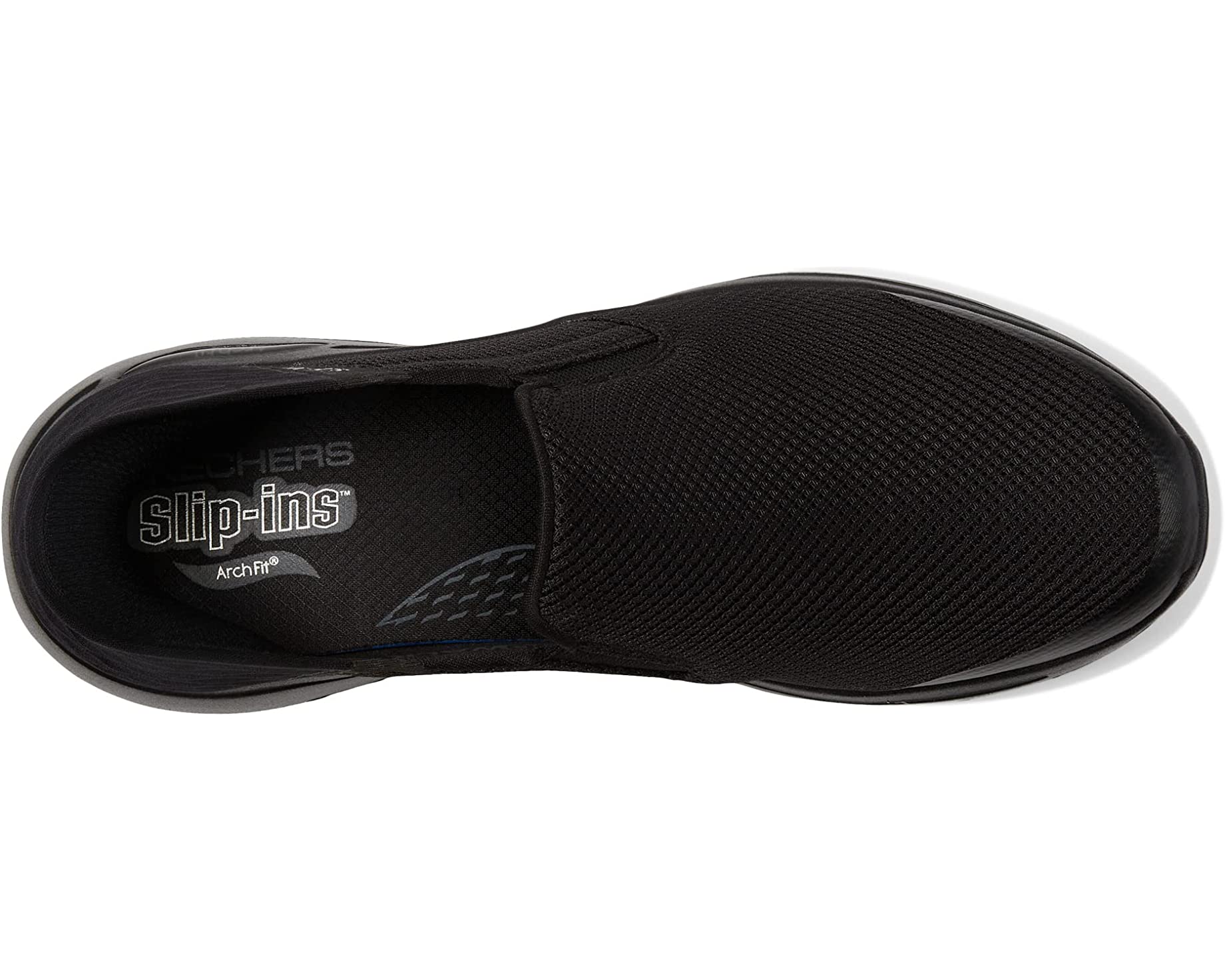 Кроссовки Go Walk Arch Fit Slip-Ins - Hands Free SKECHERS Performance, черный обувь для ходьбы go walk 7 slip in skechers performance черный