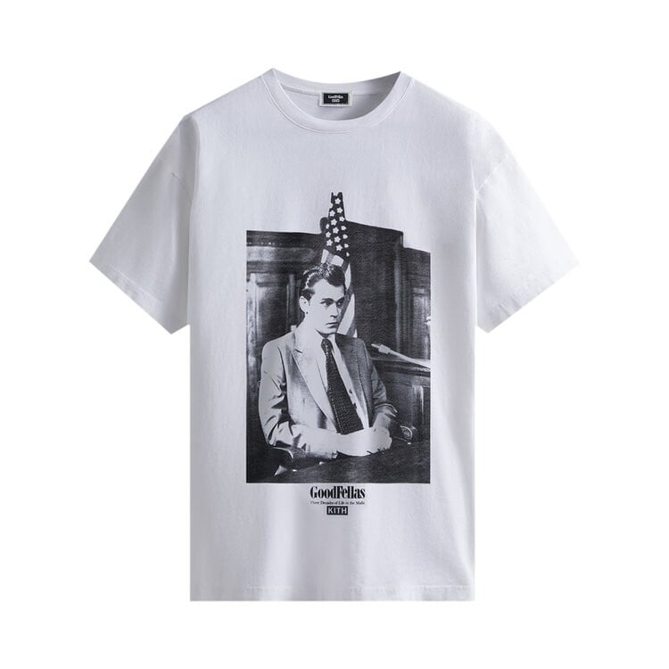 

Футболка Kith For Goodfellas Trial Vintage Tee 'White', белый