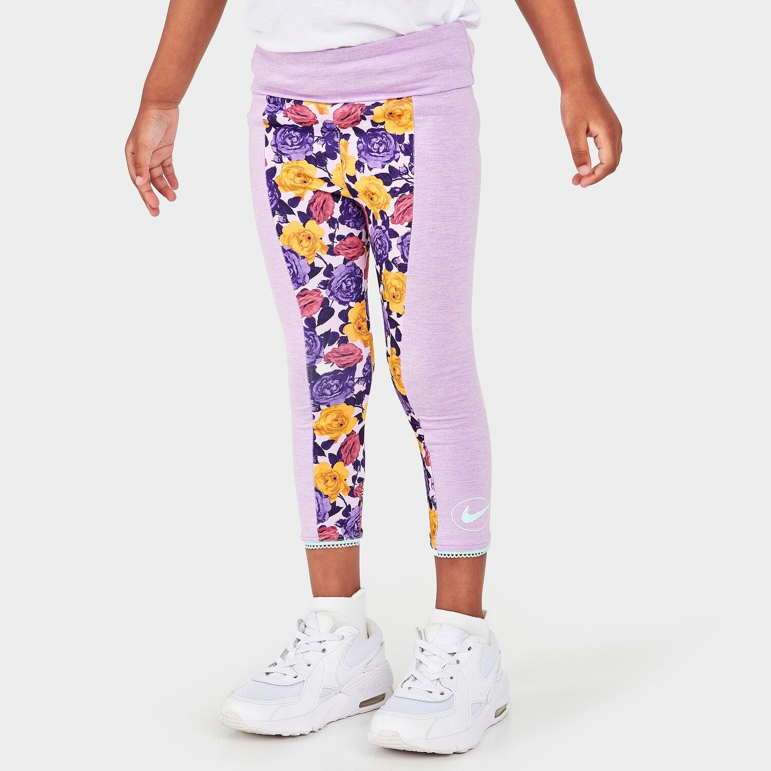 

Леггинсы Nike Icon Clash Dri-FIT для малышей для девочек, фиолетовый