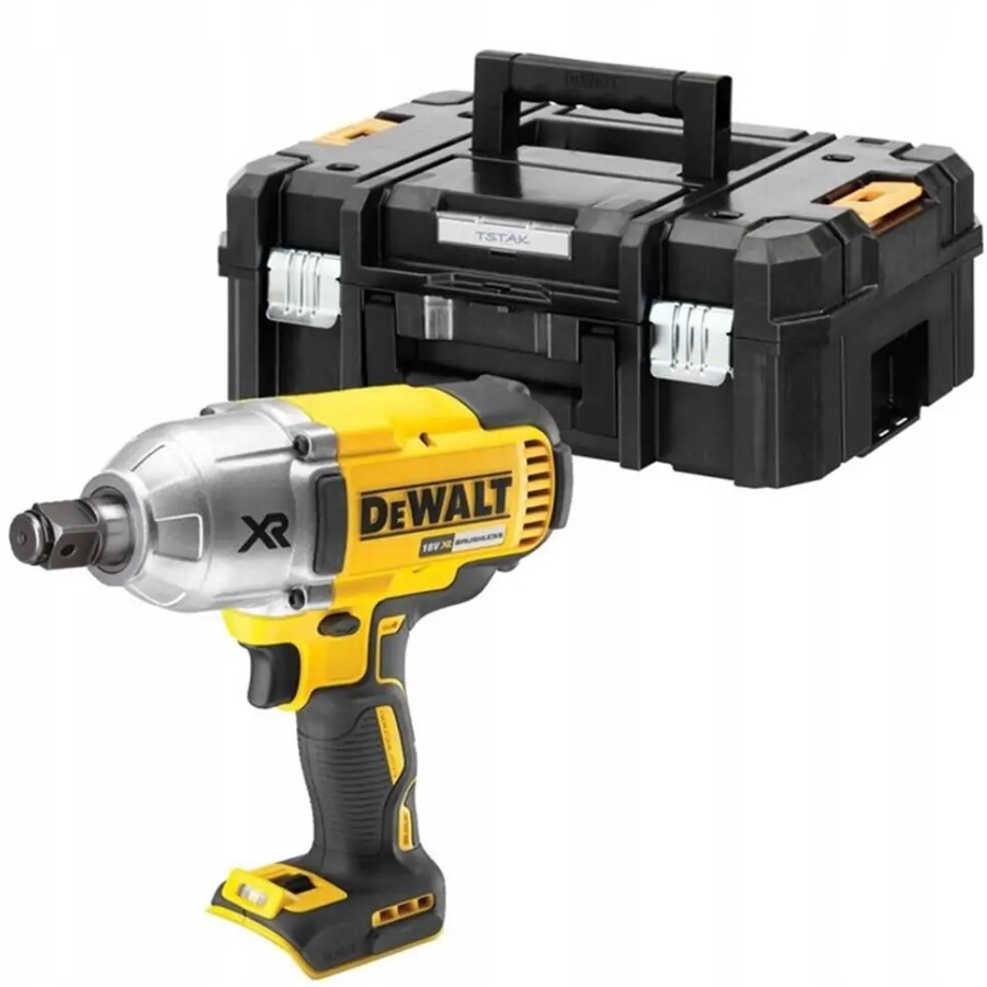 

Аккумуляторный ударный гайковерт DeWalt DCF897NT 18 В (3/4") + кейс (без аккумулятора)
