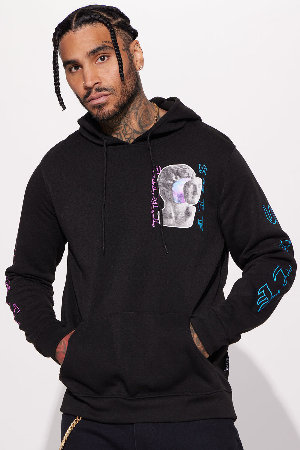 

Худи Fashion Nova BHMC883S, черный