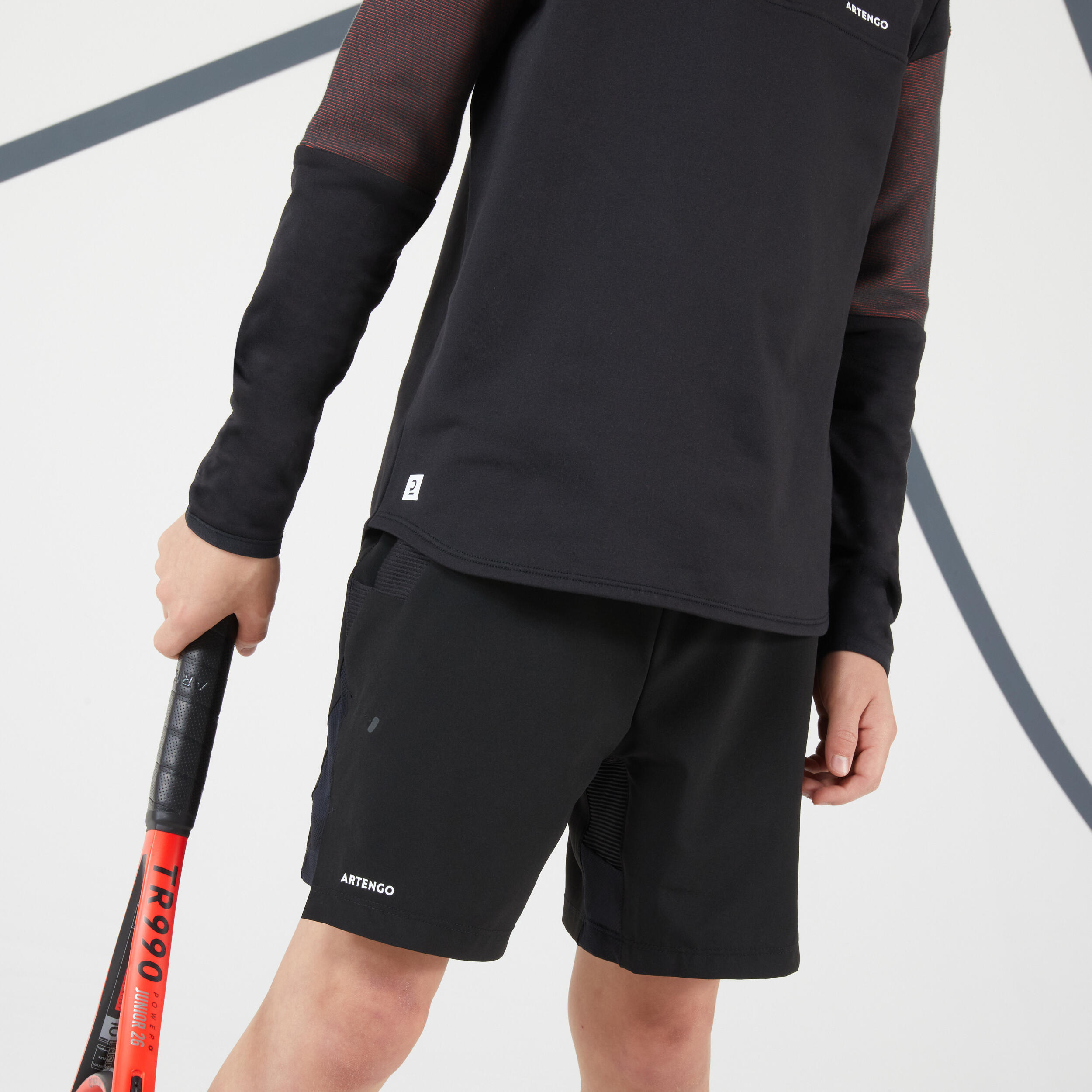 Детские теннисные шорты - TSH900 черный ARTENGO, черный
