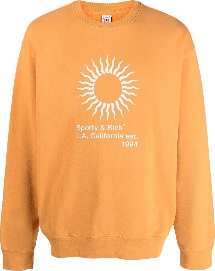 

Толстовка Sporty & Rich Sunny Crewneck 'Gold/White', золотой