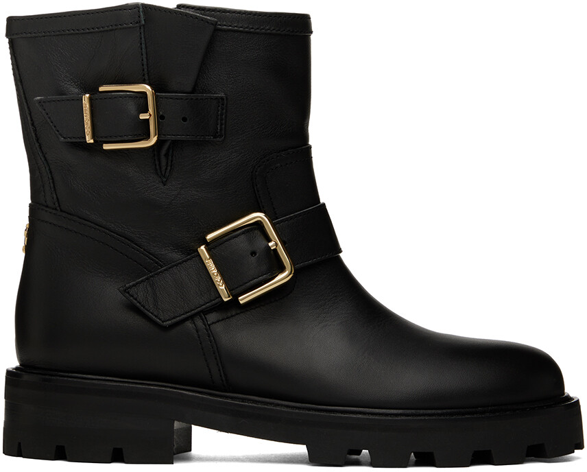 

Черные ботинки молодежи II Jimmy Choo, Черный