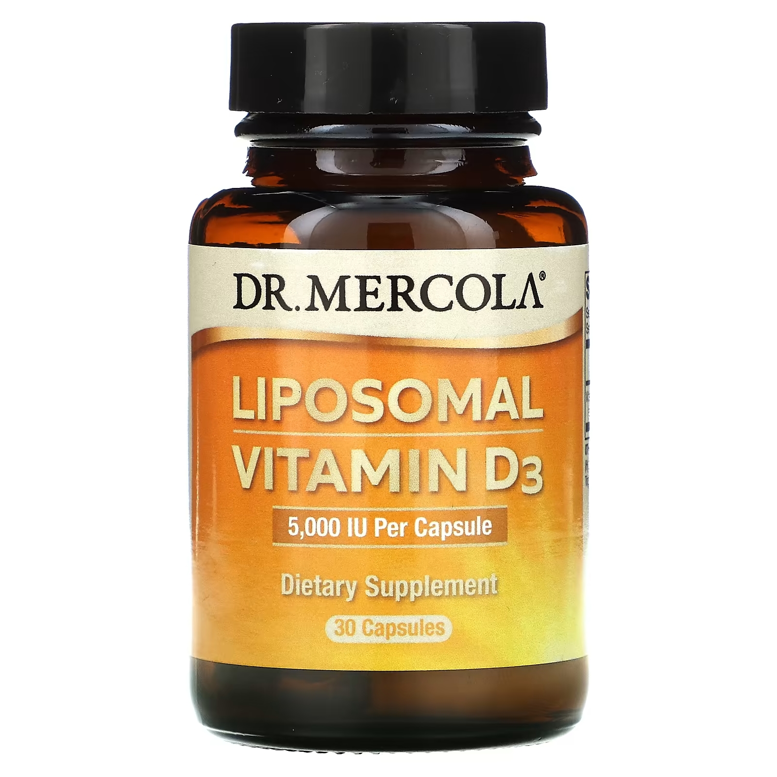 Dr. Mercola липосомальный витамин D3 5000 МЕ, 30 капсул dr mercola липосомальный витамин c для детей 30 капсул