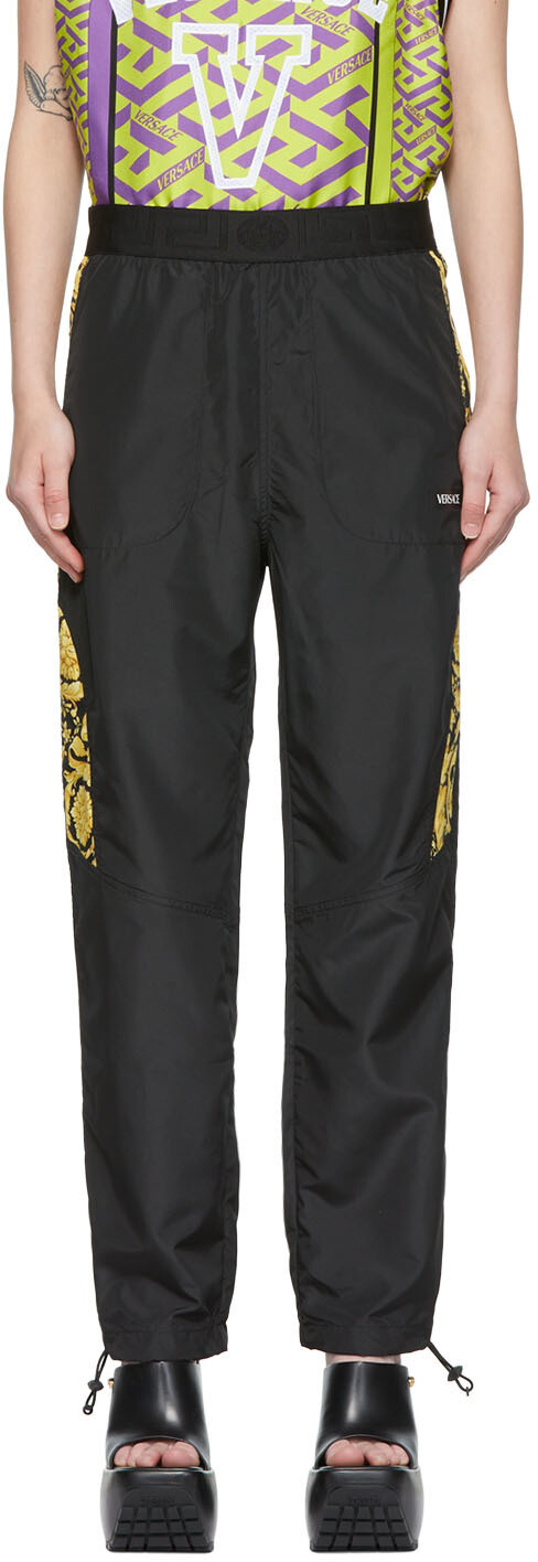

Черные спортивные брюки Barocco Versace Underwear