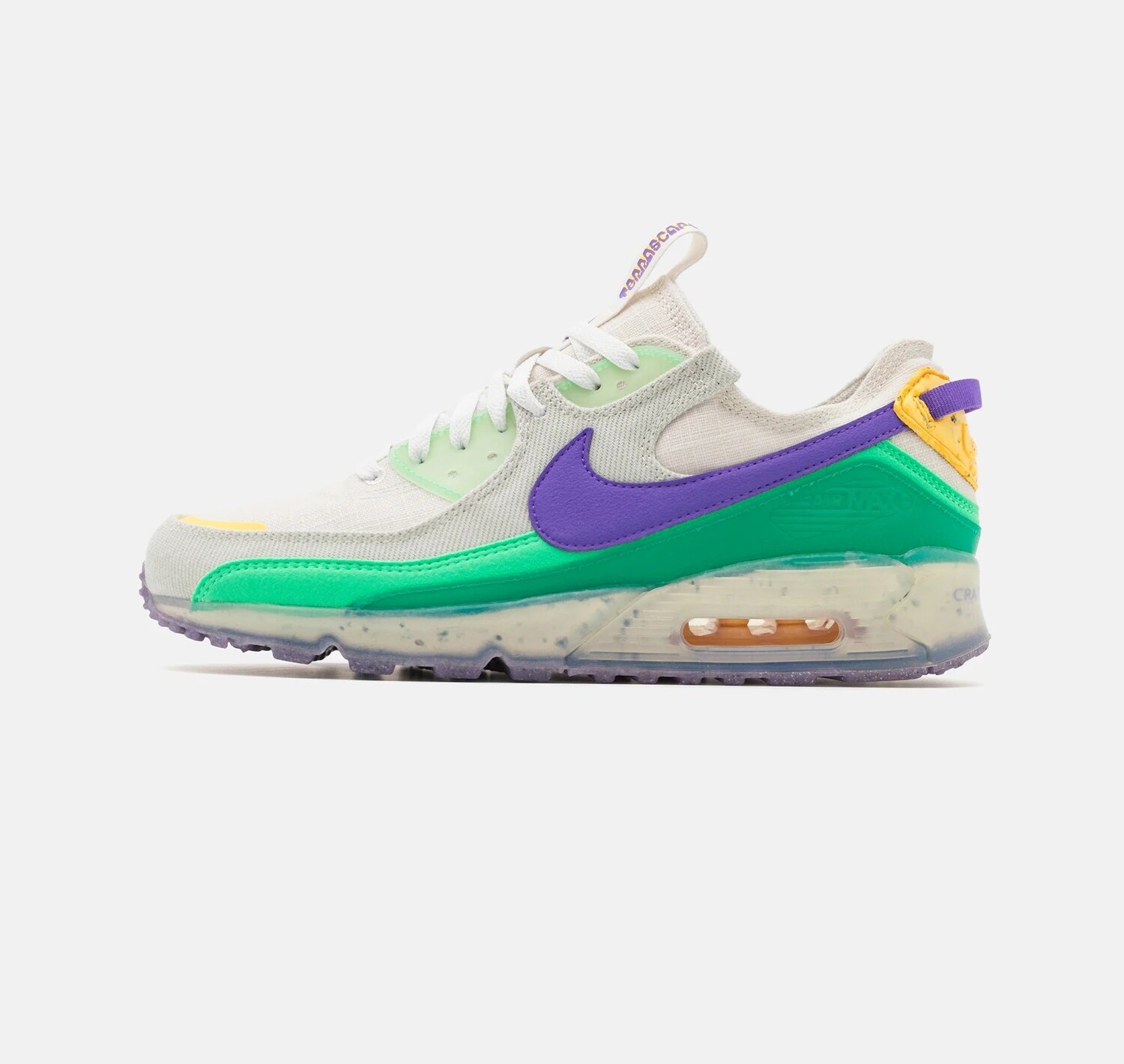

Кроссовки Nike Sportswear Air Max Terrascape 90, белый, зеленый, фиолетовый, желтый