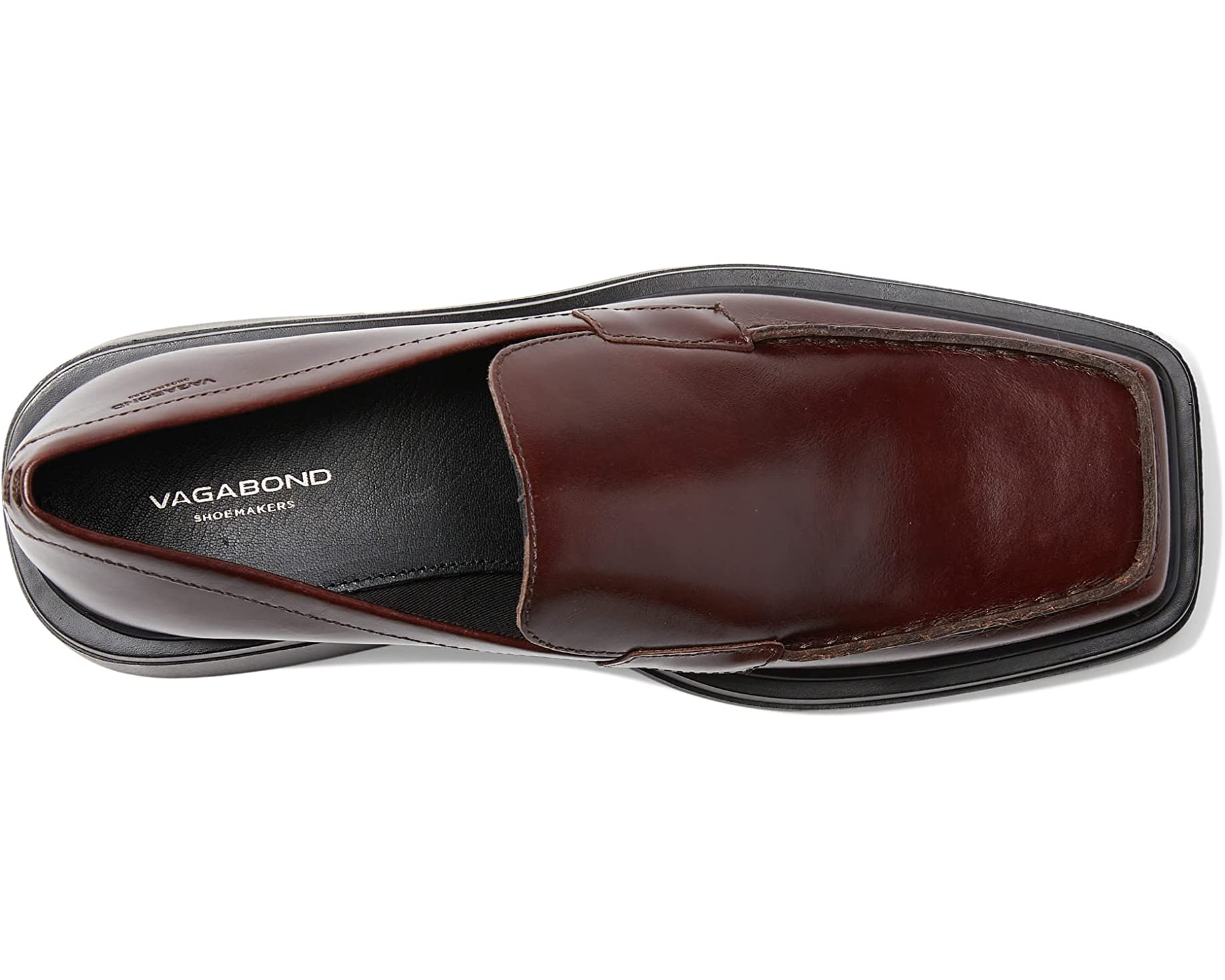 Лоферы Eyra Leather Loafer Vagabond Shoemakers, коричневый мужские кожаные лоферы с квадратным носком на квадратном каблуке