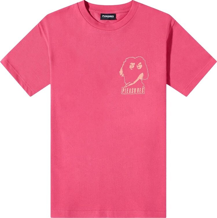 

Футболка Pleasures Volume T-Shirt 'Hot Pink', розовый