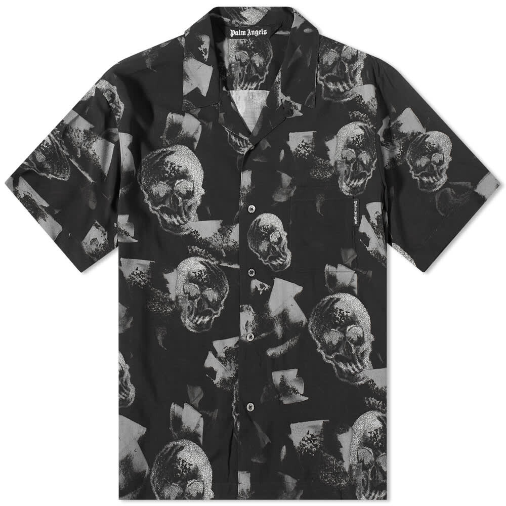 

Рубашка Palm Angels Skulls Print Vacaction Shirt