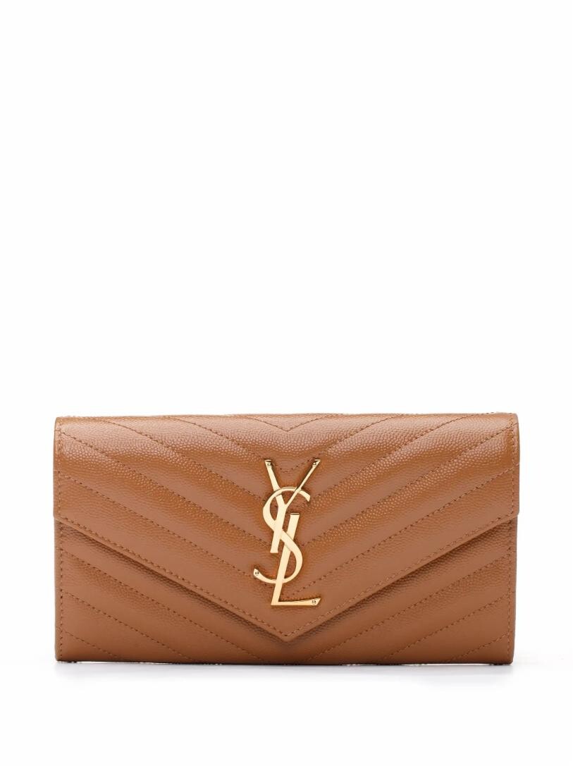 

Кожаное портмоне с логотипом Saint Laurent