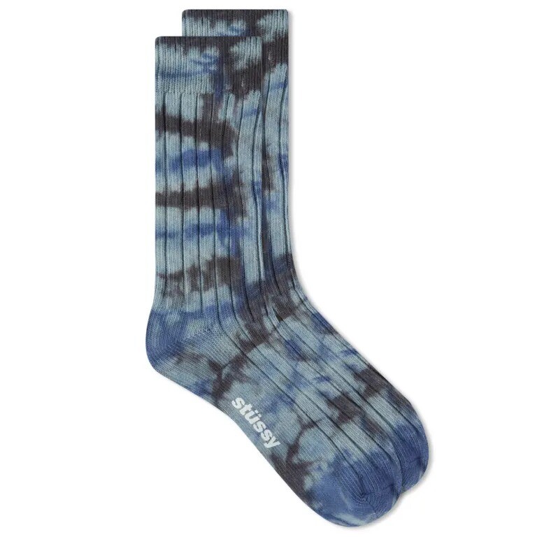

Носки Stussy Multi Dyed Rib, мультиколор