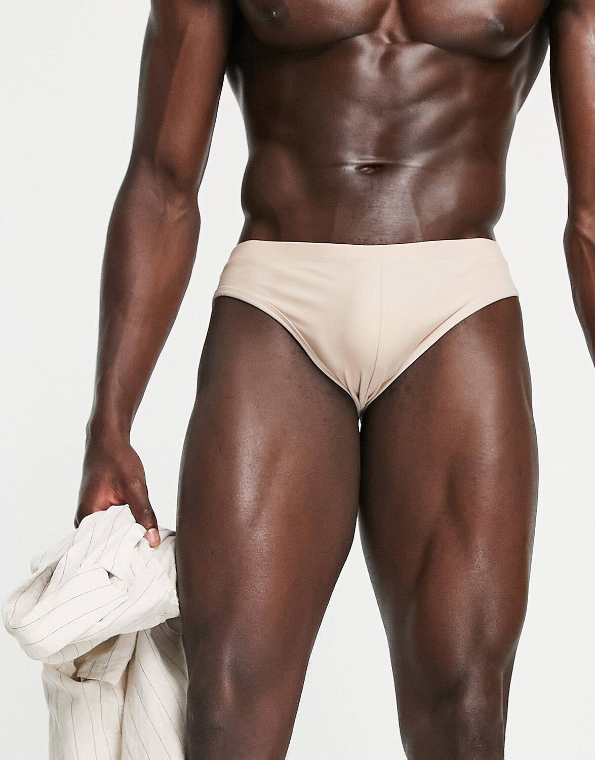 

Бежевые плавки ASOS DESIGN