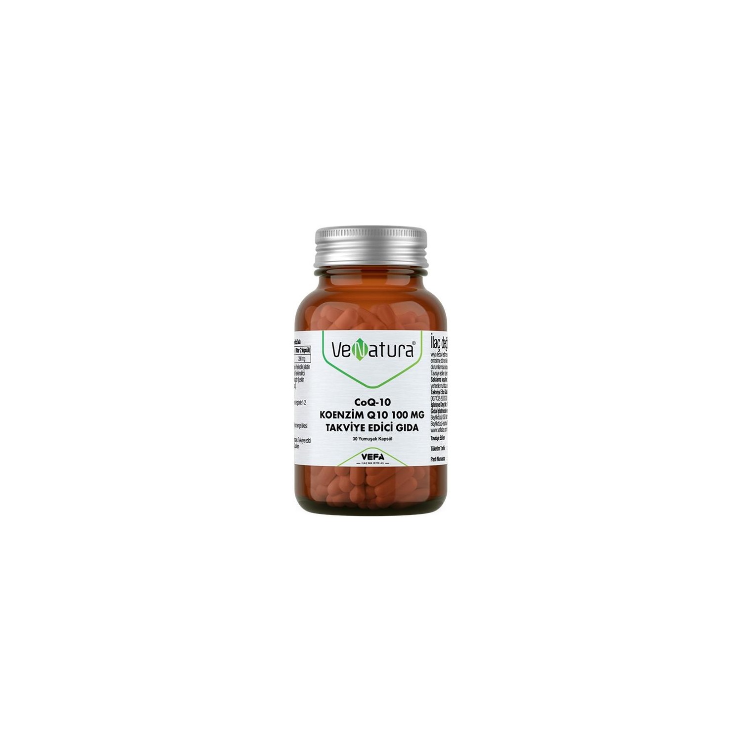 Коэнзим Q10 Venatura, 100 мг, 30 капсул swanson коэнзим q10 30 мг 240 капсул