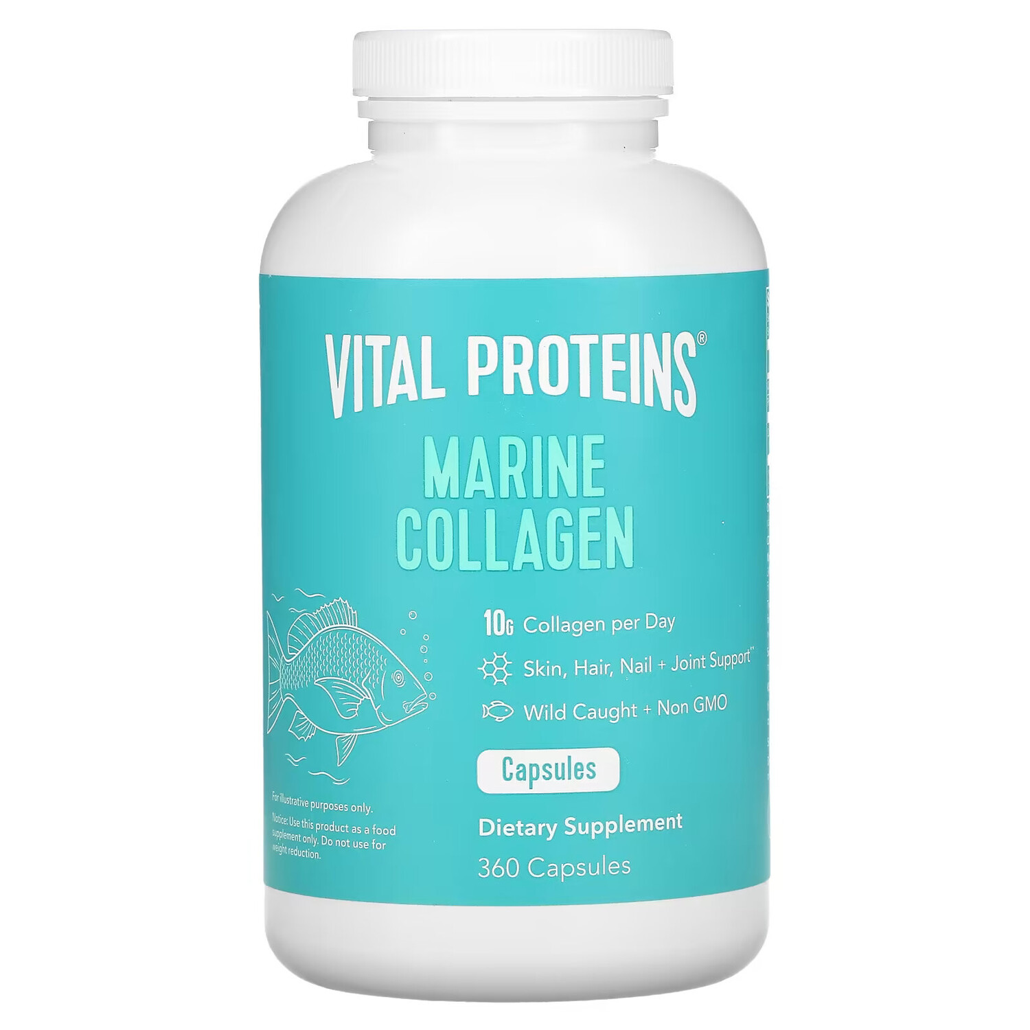 

Vital Proteins, морской коллаген, 360 капсул