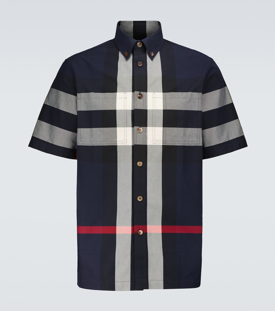 

Клетчатая рубашка Thames Burberry, синий