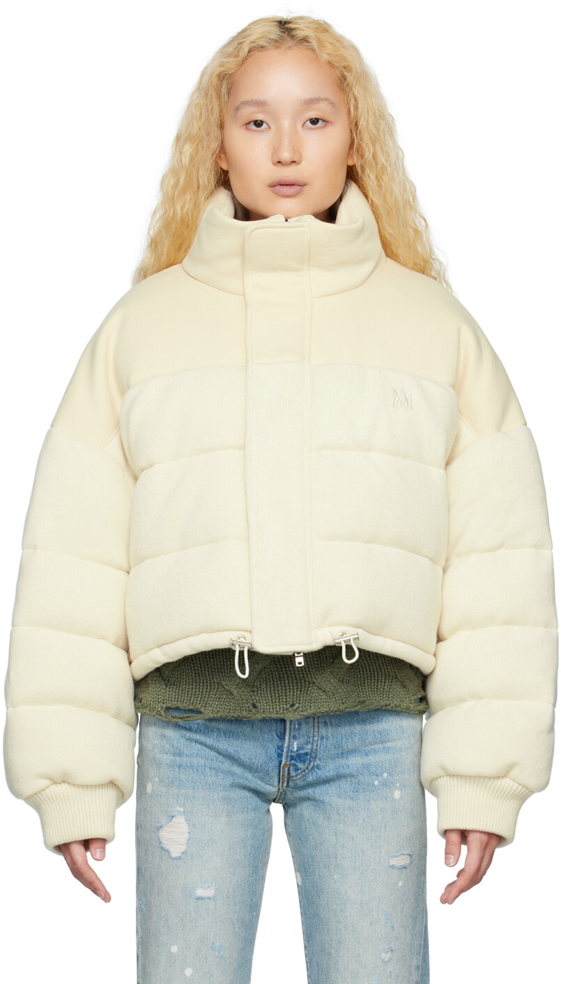 

Вязаный пуховик Off-White AMIRI, Серый