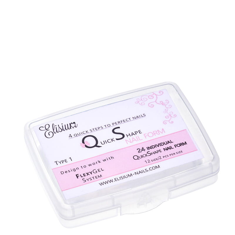 

Elisium Quick Shape Nail Form Type1 формы для наращивания ногтей 24 шт.