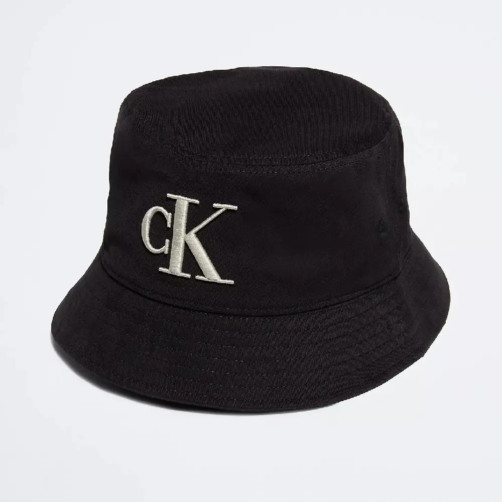 

Панама Calvin Klein Embroidered Monogram Logo Twill, черный