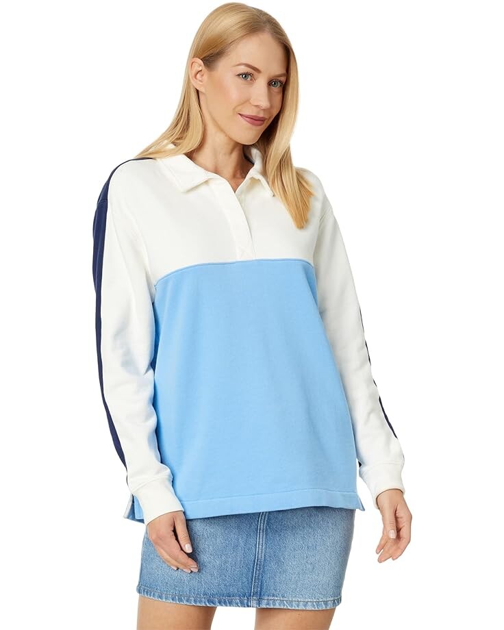 

Толстовка Vineyard Vines Color-Block Cam, цвет Ocean Breeze
